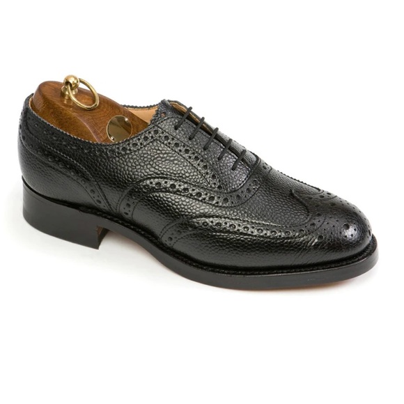 Sanders Braemar Brogue Shoes - Picture 3 of 5